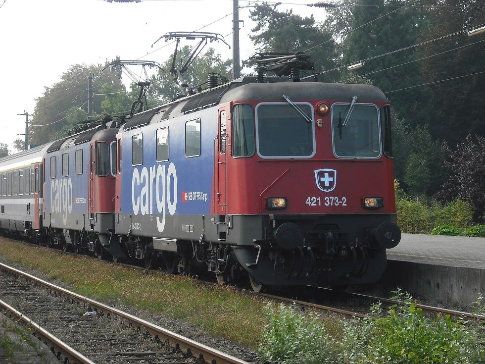  421 373-2 der SBB in Bregenz am 27.9.2009 in
