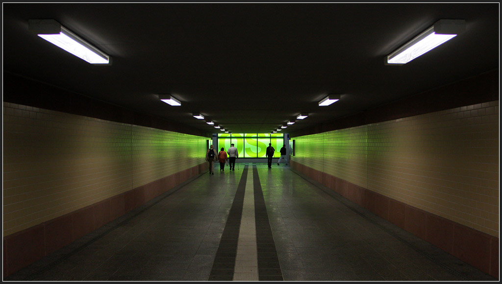 . Am Ende des Tunnel lockt das gr�ne Licht -