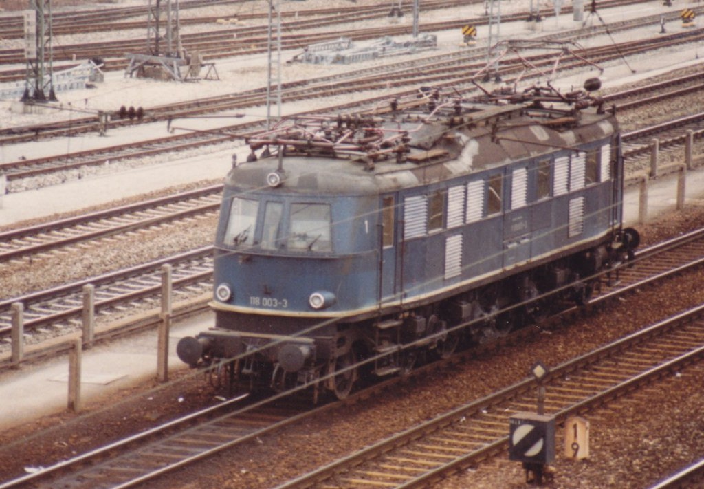 118 003 Donnersberger Br�cke, Winter 1984 