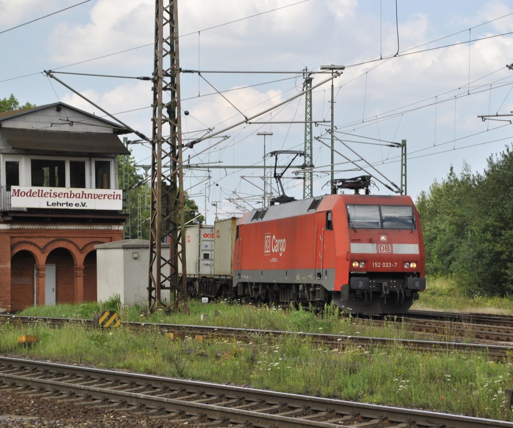 152 033 in Lehrte am 02.08.2011