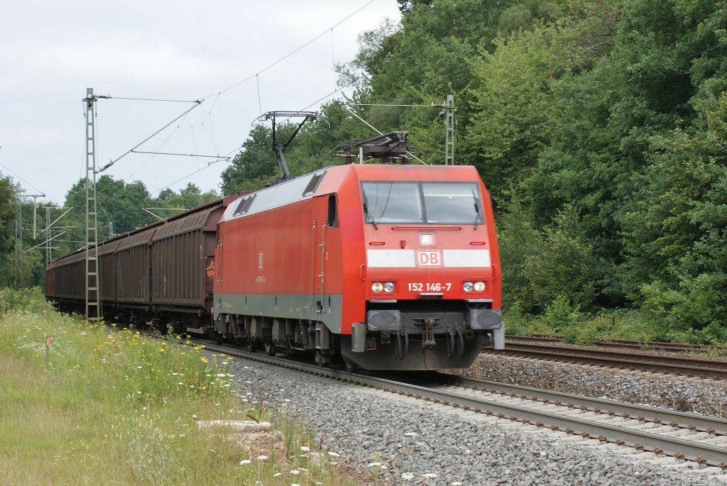 152 146-7 mit Gz in Vollmerz,Schlchtern am 01.08.2011