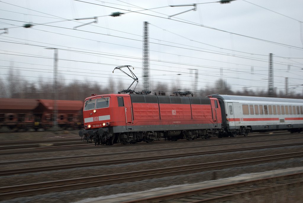 181 204 durchfhrt mit einem PbZ Bochum-Ehenfeld - 03.03.2013