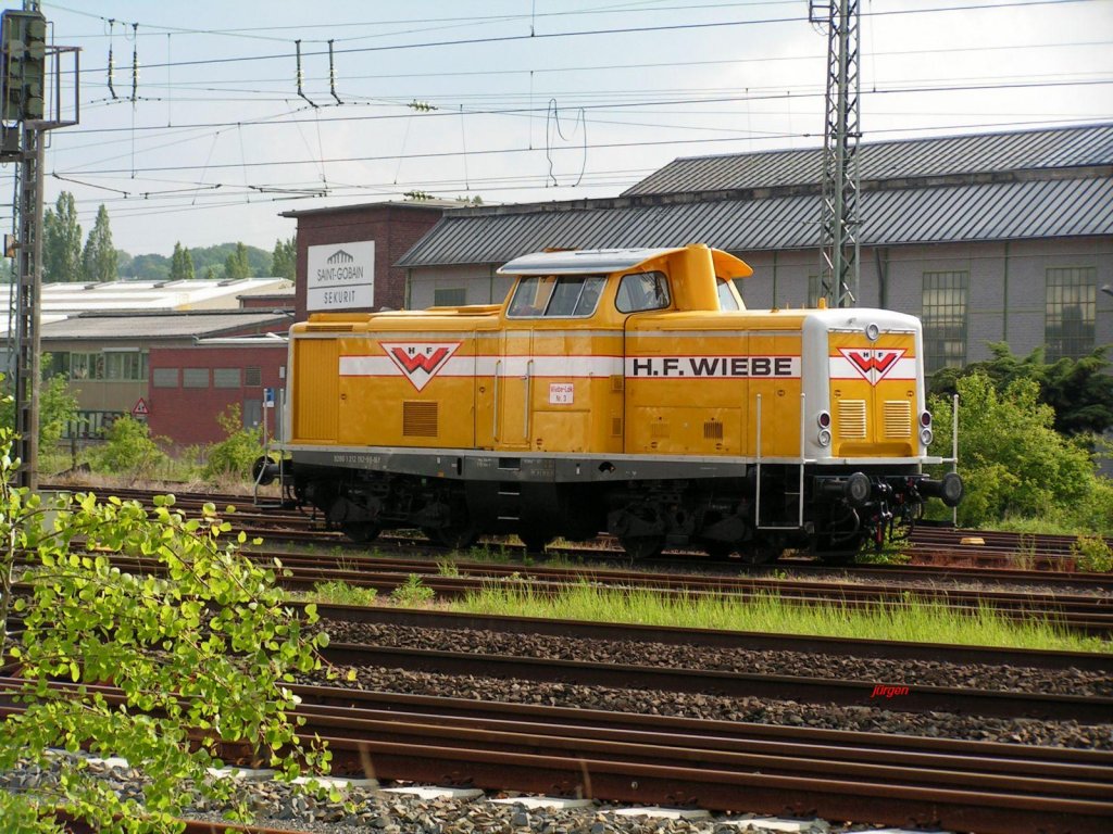212 192-9  Wiebe Lok Nr.3 am 27.05.2010 abgestellt in Herzogenrath
