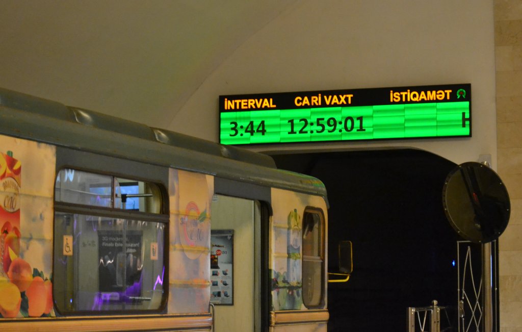 21.4.2012: Metro in Baku