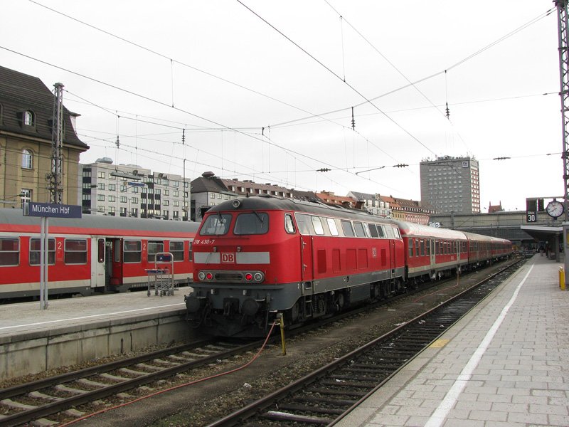 218 430-7 in M�nchen, 8.03.2009  