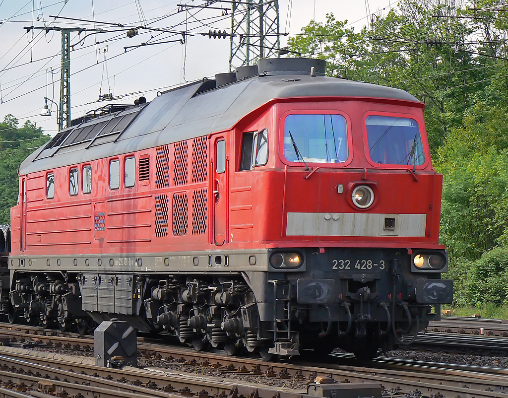 232 428-3 , ein seltener Gast in Gremberg , 15.05.2010