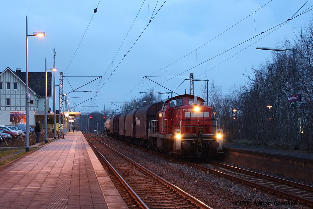 294 958 am 18.1.11 in Barsinghausen mit dem FZ53734 nach H-Linden.