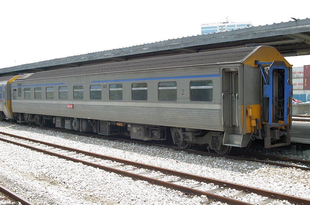 2Kl. Schlafwagen 1058 der SRT (State Railway of Thailand) am