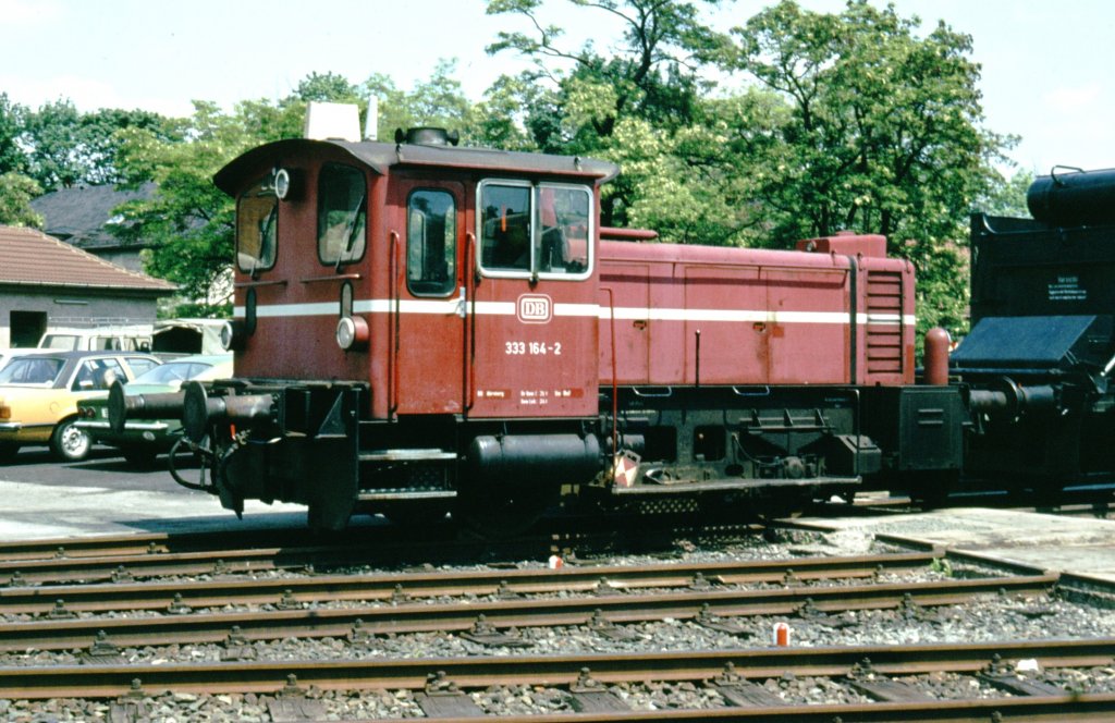 333 164-2 Bw Bayreuth im Juni 1985 (Wochenendruhe)