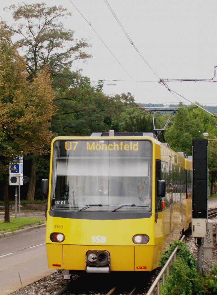 3359/3360 bei Einfahrt am Eckhardshaldenweg in Stuttgart am 18.09.2011