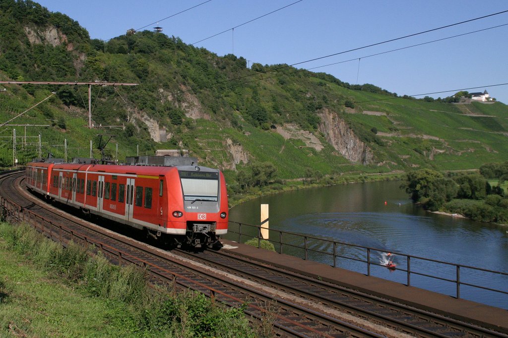 426 021 als RB81 nach Koblenz am 20.8.11 in Pnderich