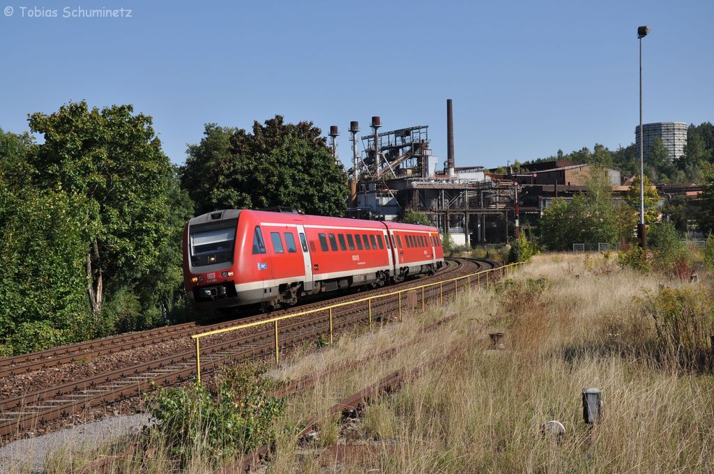 612 981 als RE3596 am 14.09.2012 in Sulzbach-Rosenberg-Htte