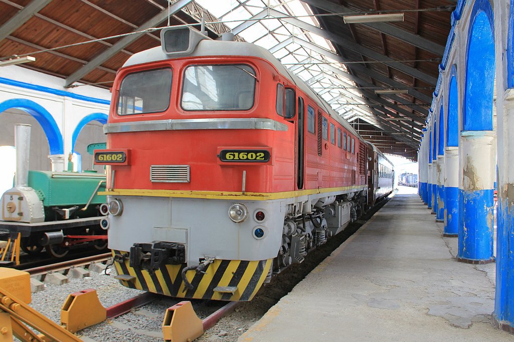 61602 am 06. April 2011 als Ausstellungsstück im Museo del Ferrocarril