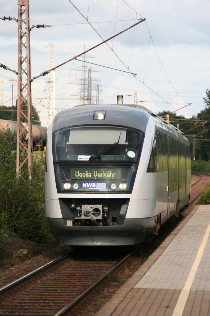 642 332-0 als RB43 am Hp Gelsenkirchen Zoo. 31.8.2010