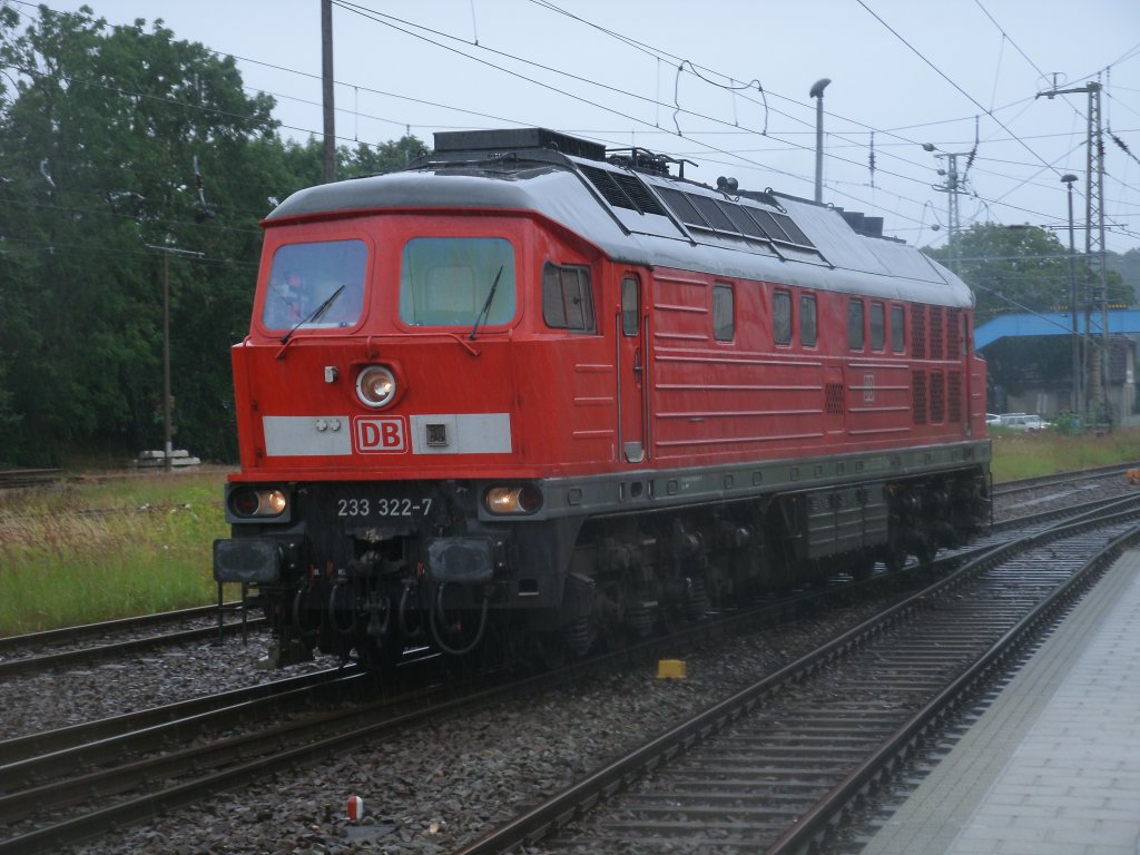 Am 21.Juli 2011 war die Hallenser 233 322 in Bergen/Rgen unterwegs.