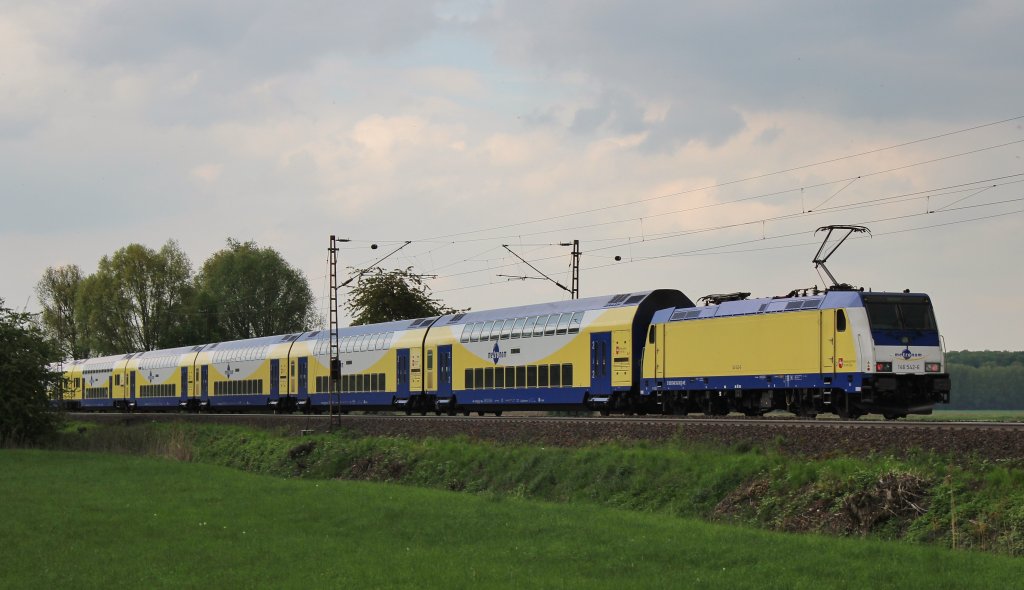 Am 9.Mai 2013 war 146 542 sdlich von Elze(Han) mit ME 82832 auf dem Weg von Gttingen nach Uelzen.