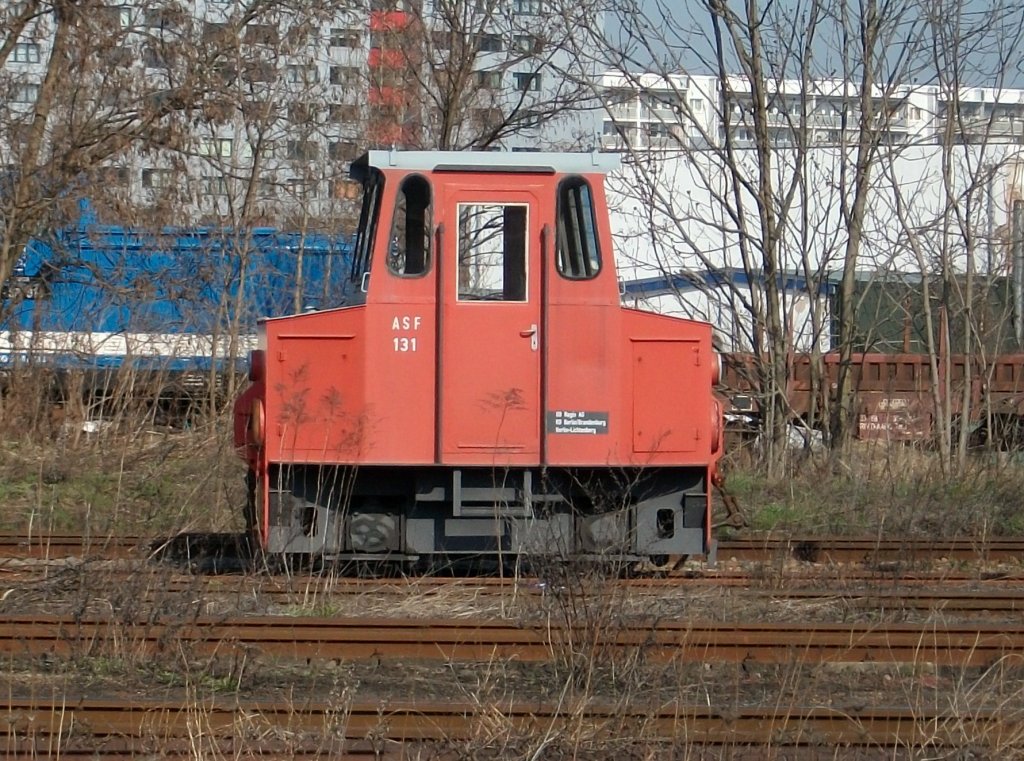 ASF 131 am 03.April 2010 stand etwas unbemerkt und ohne Beachtung in Berlin Lichtenberg.