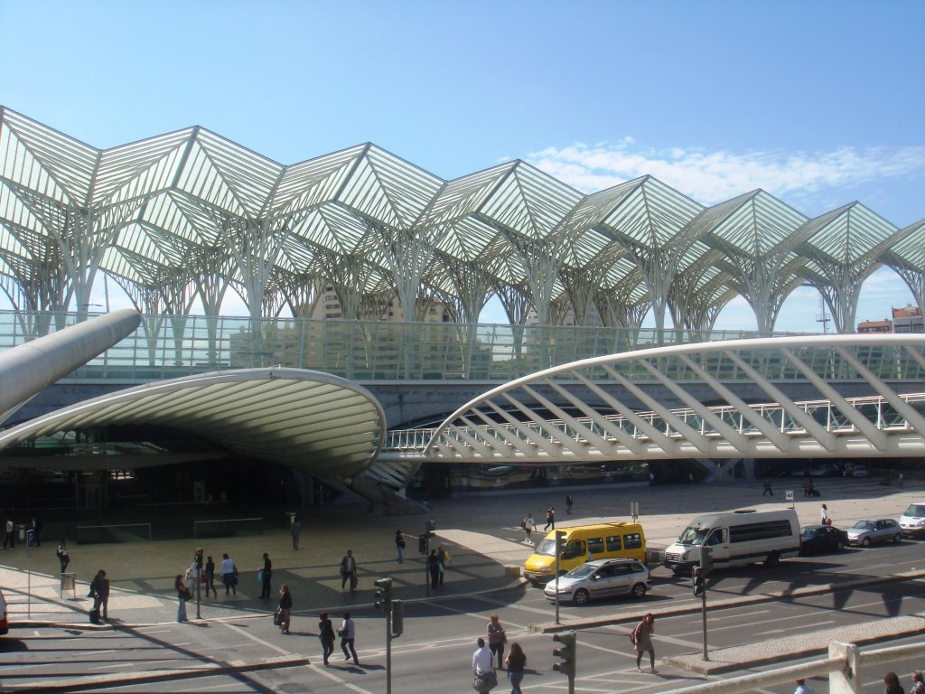 Bahnhof Oriente in Lissabon von Calatrava 