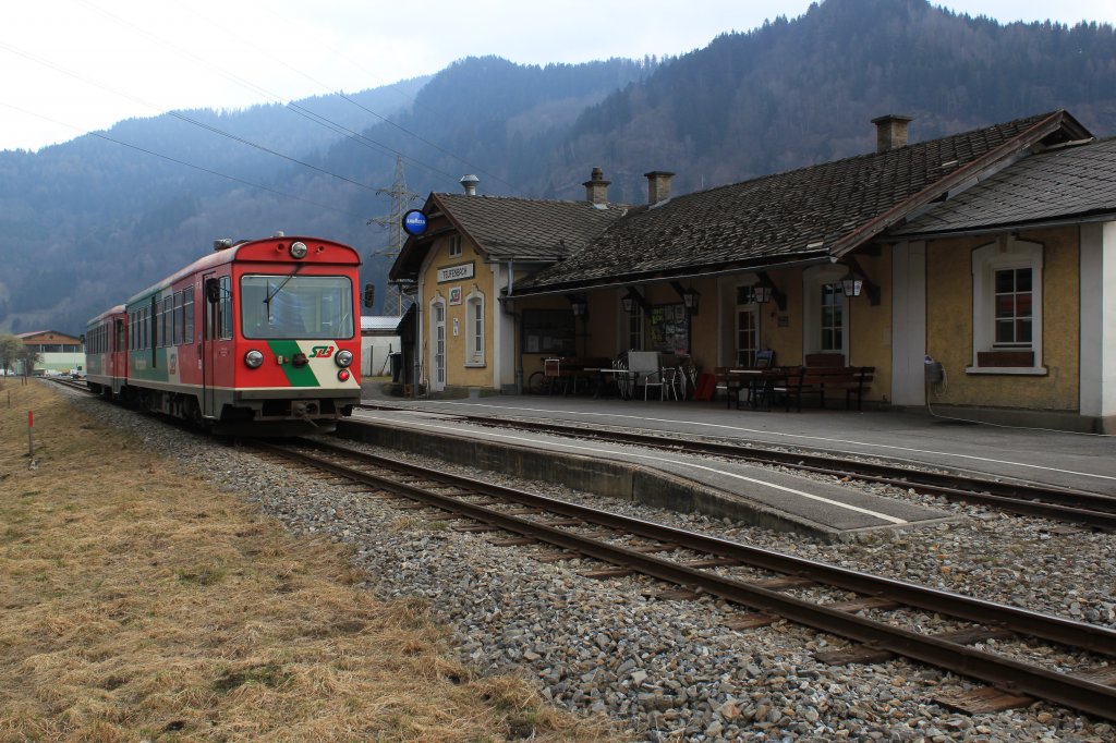 Bahnhof Teufenbach, Ende Mrz 2011