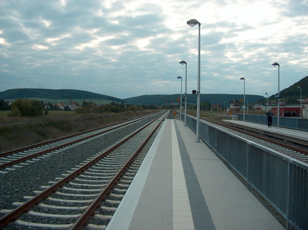 Platform 2 in Grimmenthal; 09/20/2008 (automatically translated, Powered by Google)