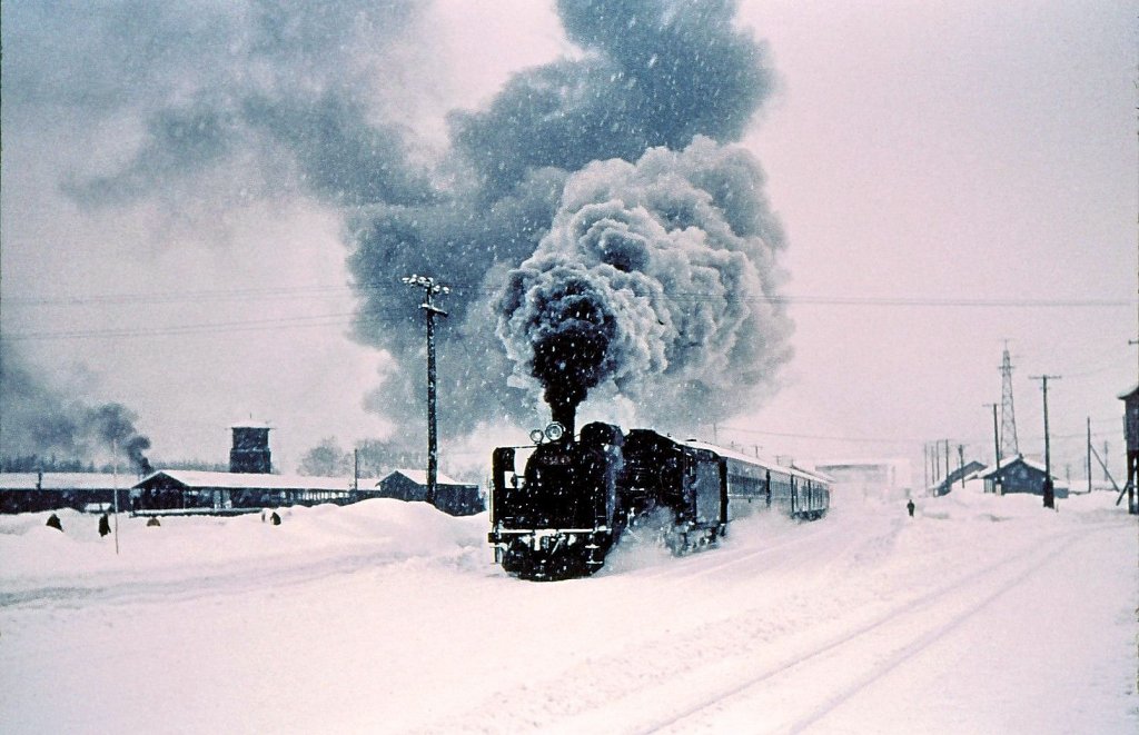 C55 47: Ausfahrt aus Otoineppu, 27.Dezember 1971. 