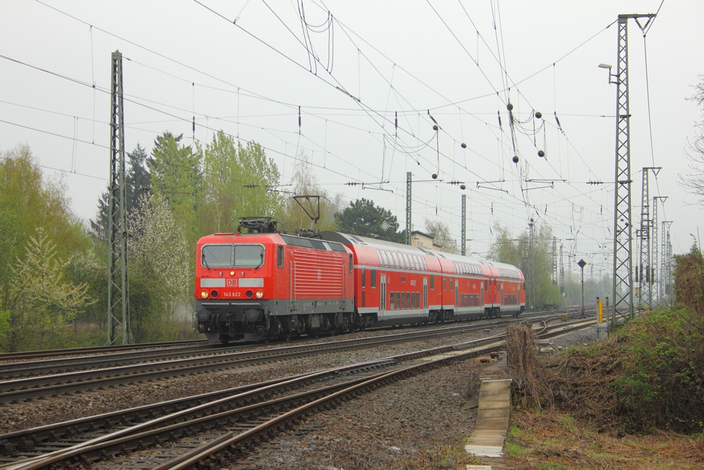 DB 143 822-5 als RB27 in Neuwied am 13.4.2012