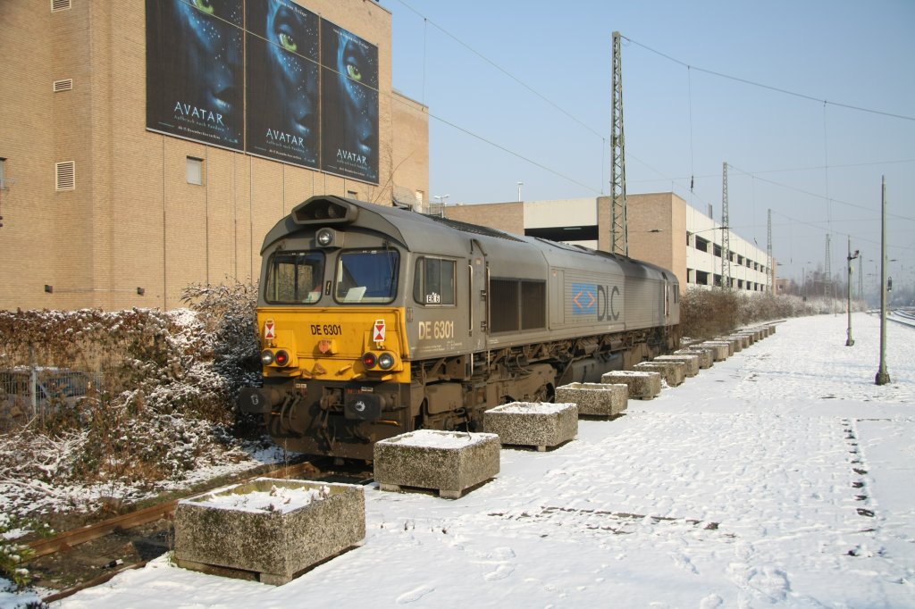 DE 6301 am 26.01.10 im Krefelder Hauptbahnhof.