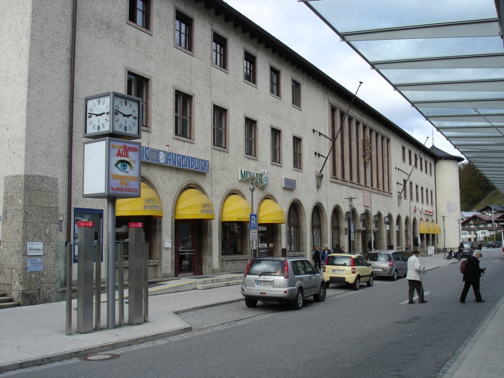 Der Bahnhof Berchtesgaden am 25.10.2009