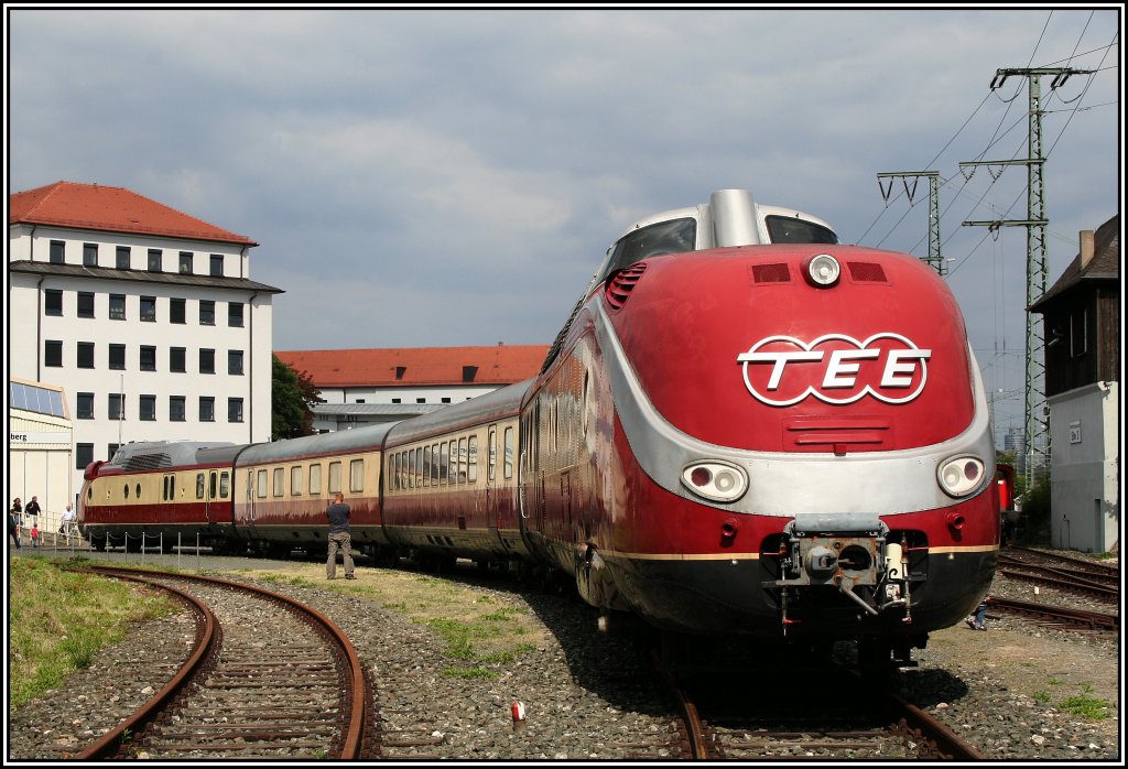 Der Trans Europ Express im DB Museum Nrnberg, 07.08.10