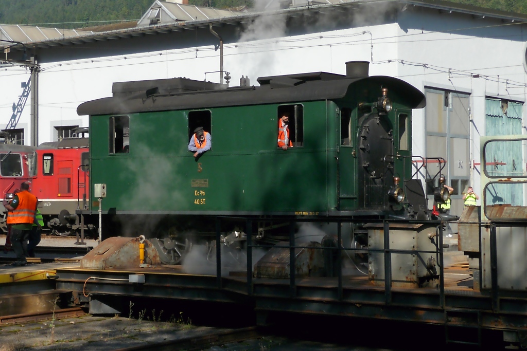 Die einzige betriebsfähige Kastendampflok Europas,die Ec 3/3 Nr.5 von