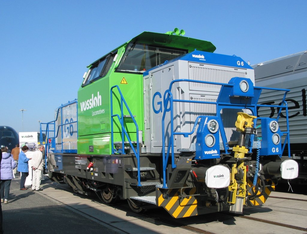 Die G 6 von Vossloh wird auf der InnoTrans 2008 vorgestellt.