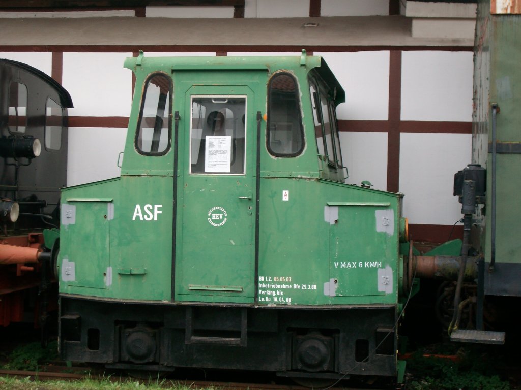 Diese ASF des Heiligenstdter Eisenbahnvereins (HEV)stand am 26.9.2010 zum Bahnhofsfest in Heiligenstadt Ost.