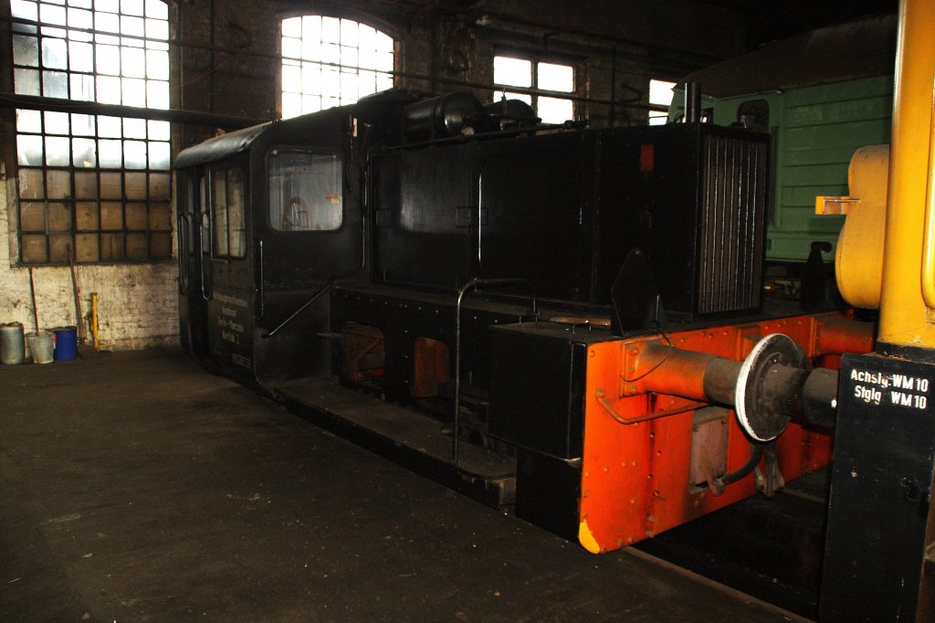 Diese K gehrt auch zur Lokssammlung Falz, gesehen am 04.09.2010 im ehemaligen BW Falkenberg oberer Bahnhof. Die Sammlung war dieses Jahr nur an einem Wochenende zugnglich.
