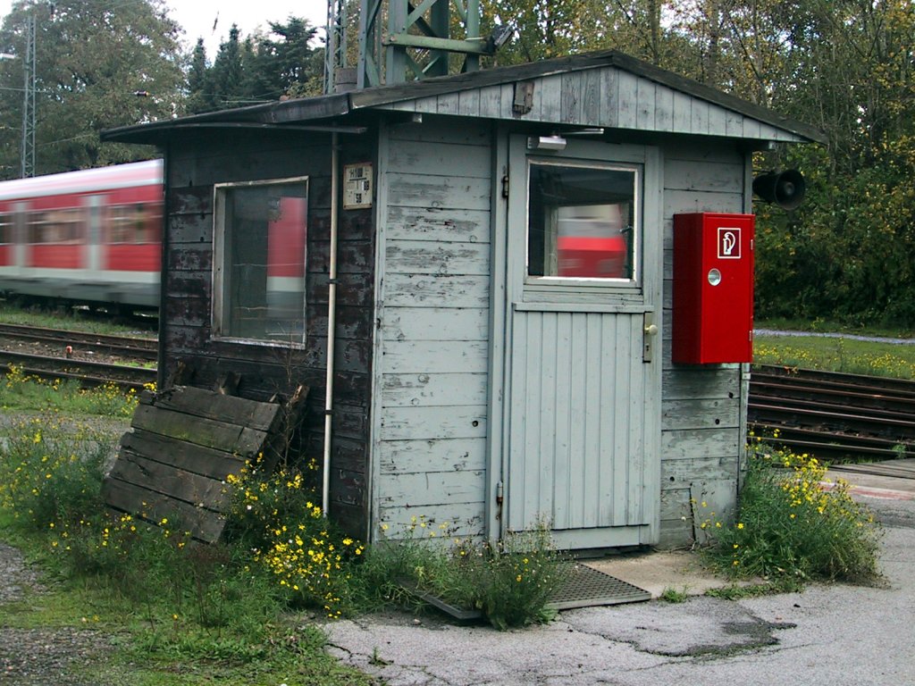 D�sseldorf Abstellbahnhof, Drehscheibenh�uschen  