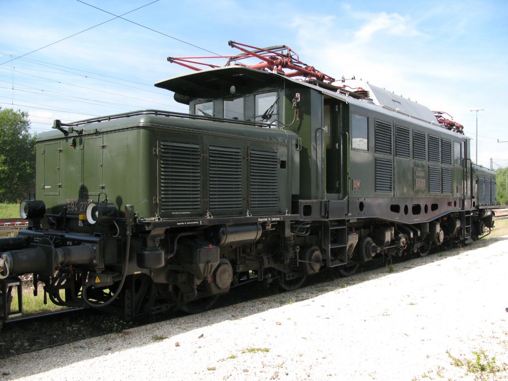 E 94 279 am 11.9.2010 in Amstetten/Württ. Bahnbilder.de