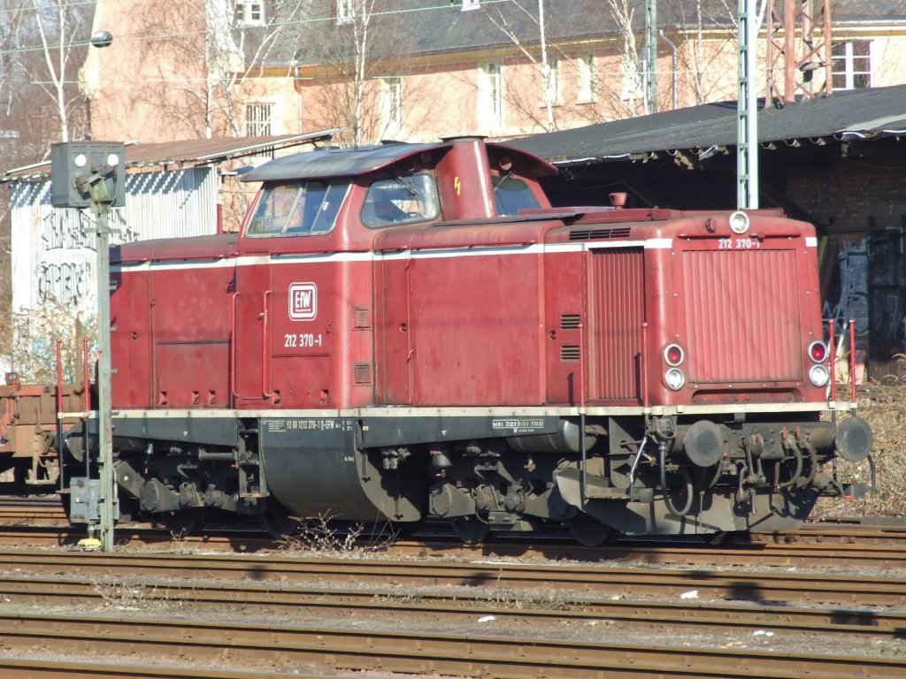 EFW 212 370 steht am 10.3.10 in Dsseldorf-Rath