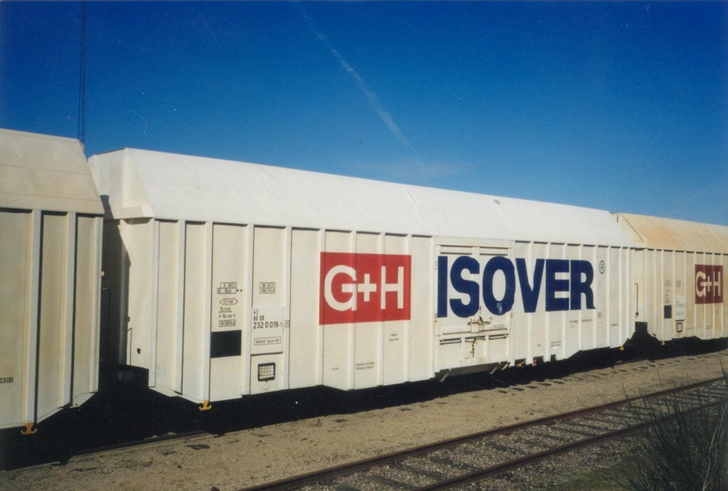 G+H ISOVER, 43, 80 232 0 019-1, Kolding, Dnemark 1990'er (Papierfoto durch Scanner digitalisiert)