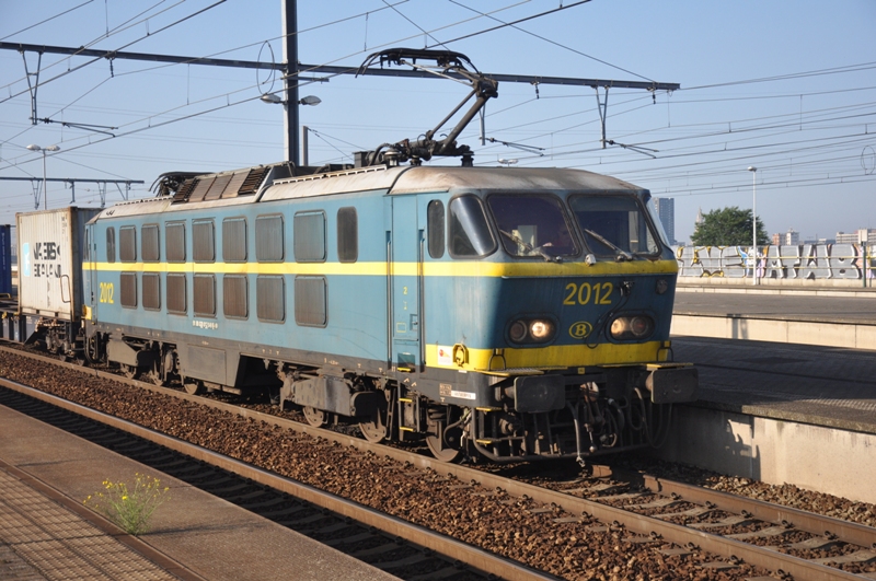 hle 2012 in Bahnhof Antwerpen-Luchtbal am 11.08.2012 
