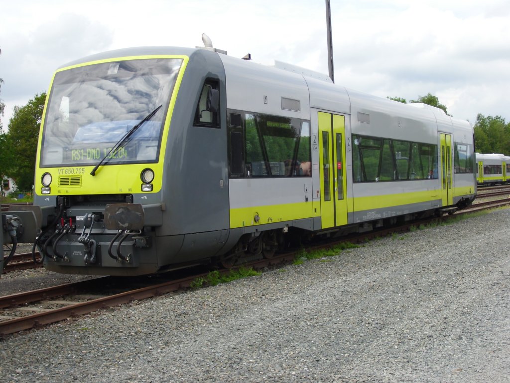 Neuer Agilis VT650 in Neuenmarkt (11.06.11)