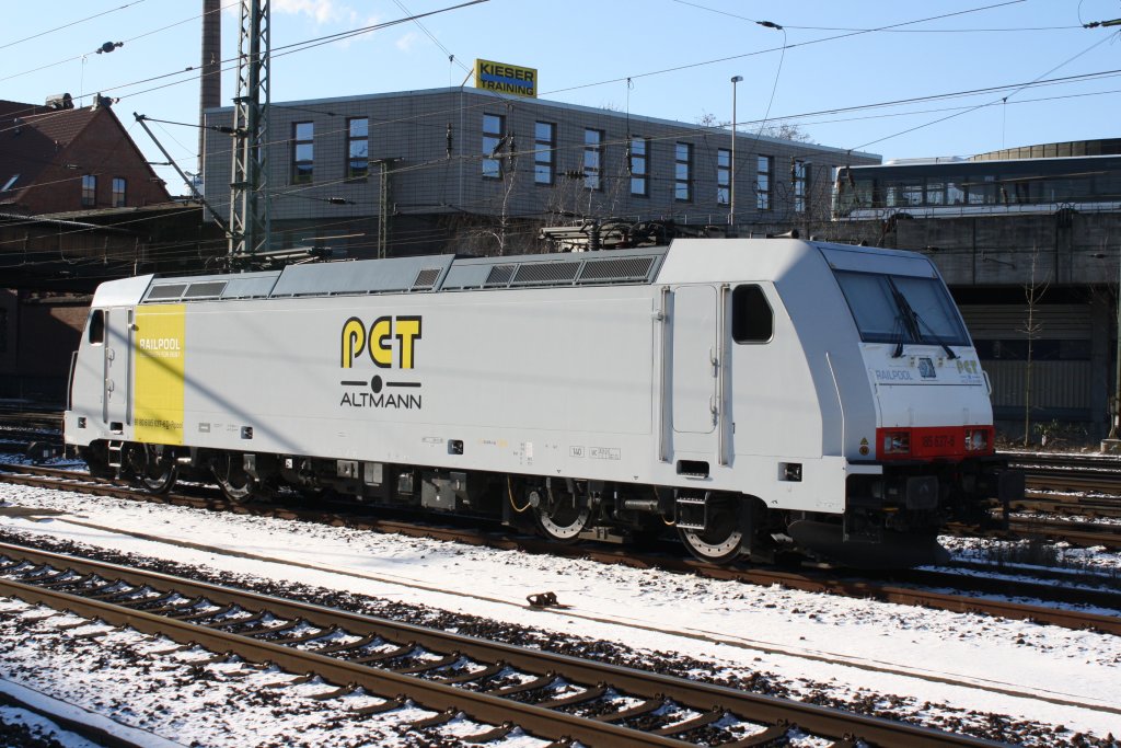 PCT Altmann 185 637-6 Am 01.02.2012 in Hamburg Harburg Abgestellt.