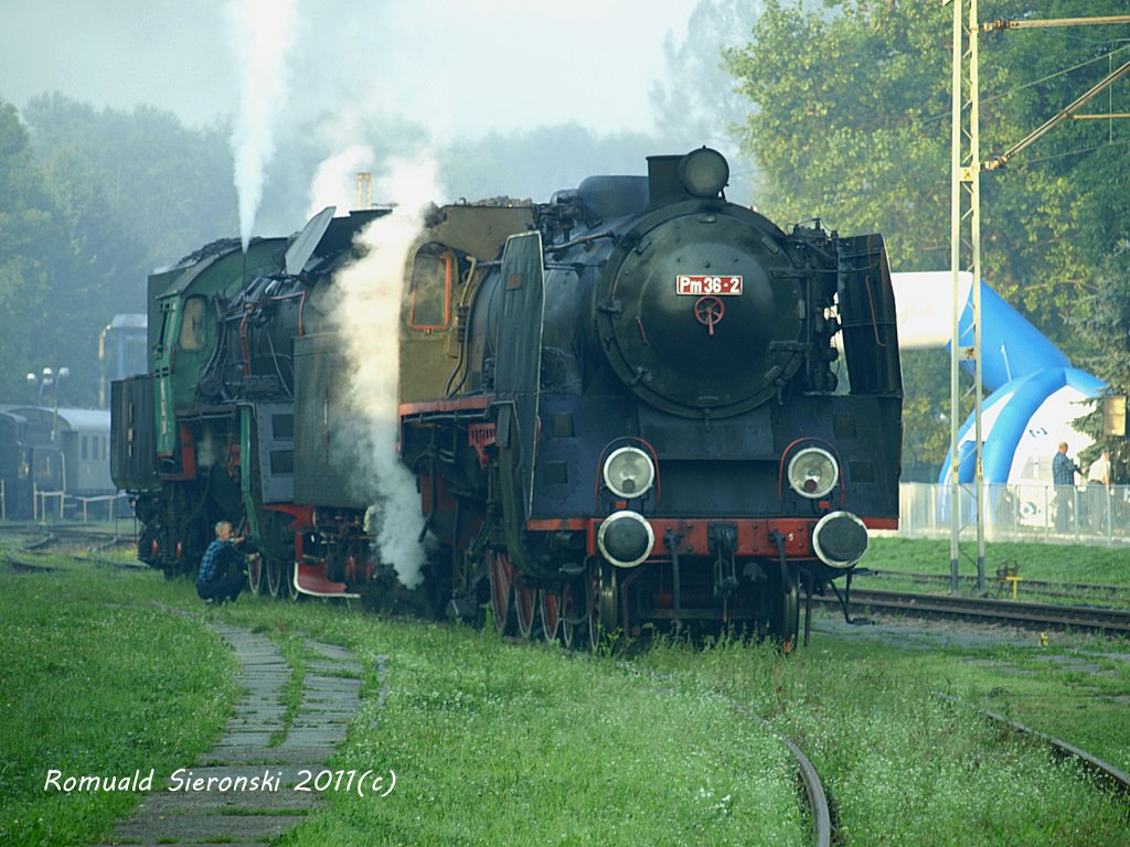 Pm36-2+Ol49-59 von BW Wolsztyn in Chabwka am 2011.08.27.