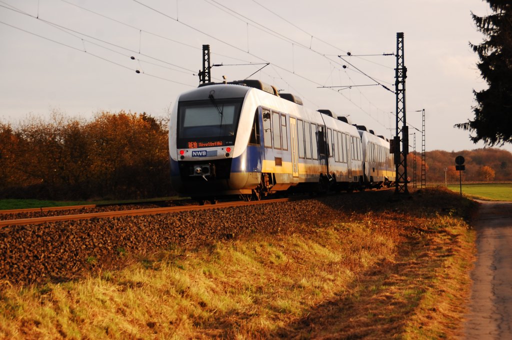 RE 10 auf dem Weg nach Dssseldorf. 26.11.2011