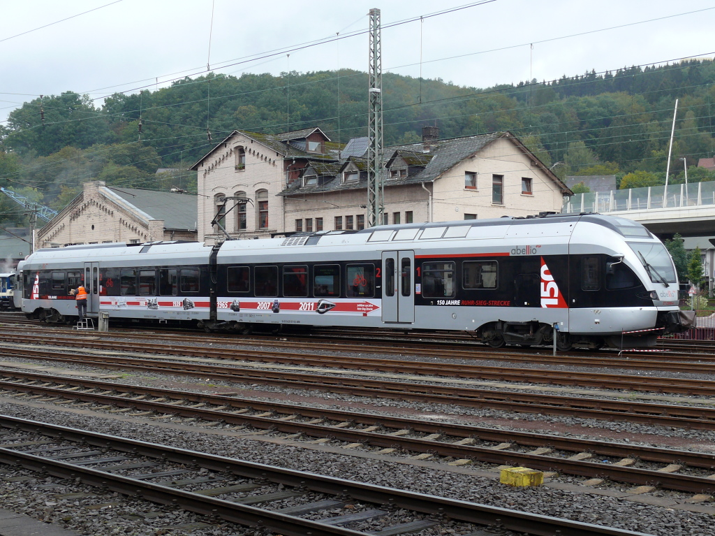 RE 16 (Ruhr-Sieg-Express); 150 Jahre Ruhr-Sieg-Strecke. Siegen, 18.09.2011.
