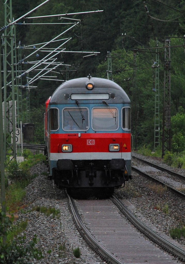 Regelverkehr wurde ebenso auf der Frankenwaldsdrampe am 20.06.2011 abgelichtet. Hier war es eine RB die von Saalfeld nach Bamberg fuhr.