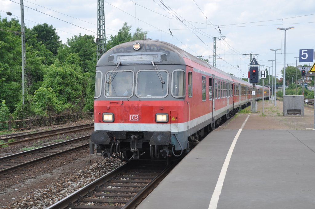 RHEINE (Kreis Steinfurt), 11.06.2012, RB 68 nach Münster Hbf wird bereitgestellt