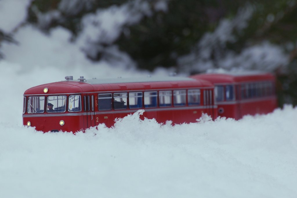 Schneeverwehung bei Steinwiesen  