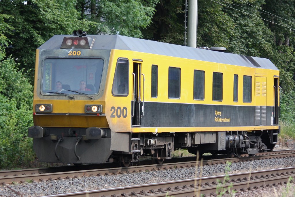 Sperry RailInternational 200 am 4.7.12 in Ratingen-Lintorf.