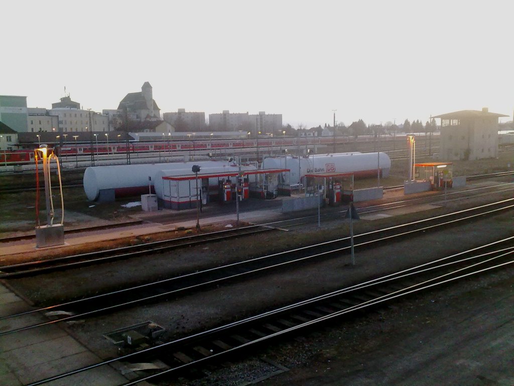 Tankstelle am Bahnof M�hldorf  