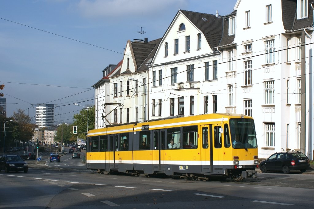 Tw 289 auf dem Werdener Weg (23. Oktober 2009)