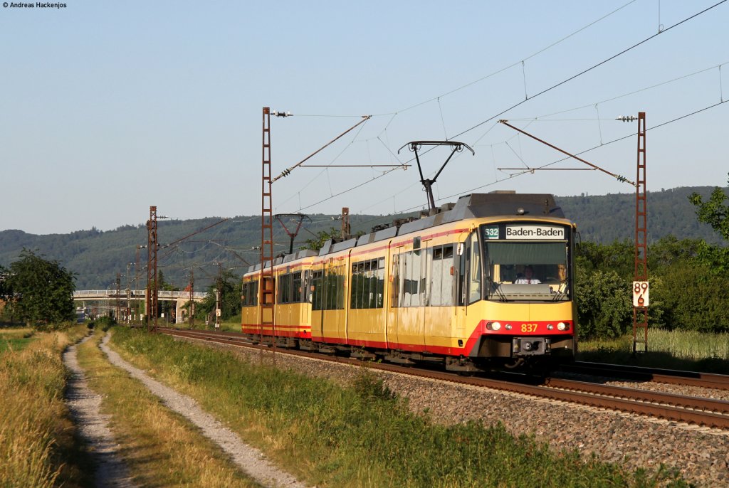 TW 837 und 803 als S32 nach Baden-BAden bei Malsch 25.5.11